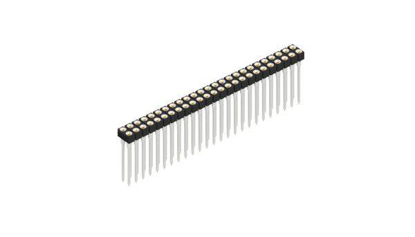 Fischer Elektronik Buchsenleiste (Präzision) Anzahl Reihen: 2 10041649 10St.
