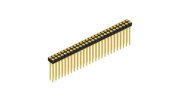 Fischer Elektronik Buchsenleiste (Präzision) Anzahl Reihen: 2 10041650 10St.