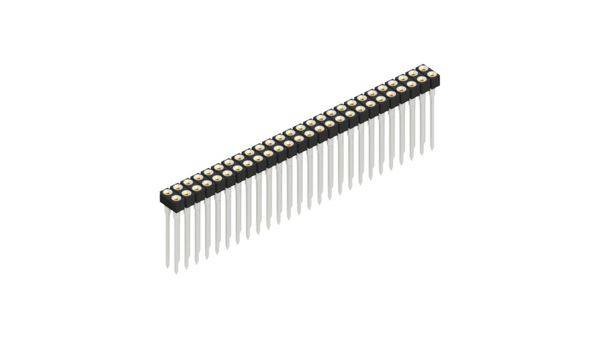 Fischer Elektronik Buchsenleiste (Präzision) Anzahl Reihen: 2 10041651 10St.