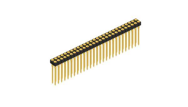 Fischer Elektronik Buchsenleiste (Präzision) Anzahl Reihen: 2 10041652 10St.