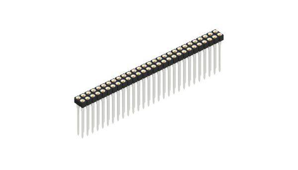 Fischer Elektronik Buchsenleiste (Präzision) Anzahl Reihen: 2 10041655 10St.