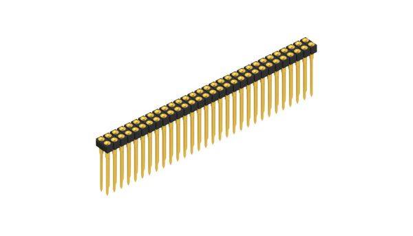 Fischer Elektronik Buchsenleiste (Präzision) Anzahl Reihen: 2 10041658 10St.