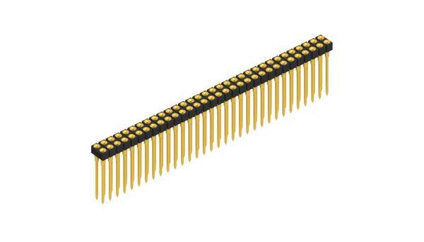 Fischer Elektronik Buchsenleiste (Präzision) Anzahl Reihen: 2 10041662 10St.