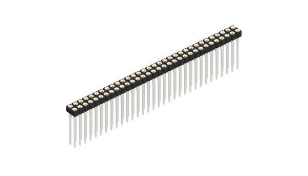 Fischer Elektronik Buchsenleiste (Präzision) Anzahl Reihen: 2 10041663 10St.