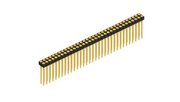 Fischer Elektronik Buchsenleiste (Präzision) Anzahl Reihen: 2 10041664 10St.