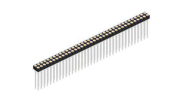 Fischer Elektronik Buchsenleiste (Präzision) Anzahl Reihen: 2 10041671 10St.