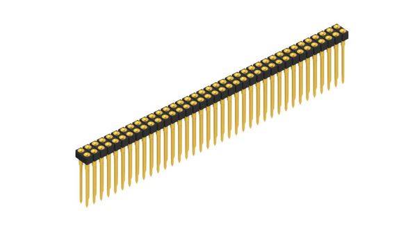 Fischer Elektronik Buchsenleiste (Präzision) Anzahl Reihen: 2 10041672 10St.
