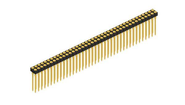 Fischer Elektronik Buchsenleiste (Präzision) Anzahl Reihen: 2 10041676 10St.