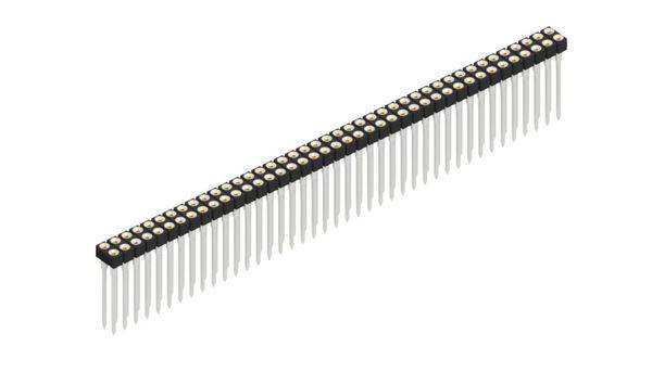 Fischer Elektronik Buchsenleiste (Präzision) Anzahl Reihen: 2 10041681 10St.