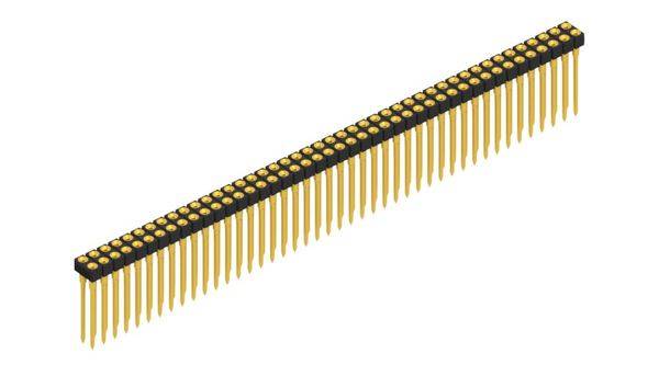 Fischer Elektronik Buchsenleiste (Präzision) Anzahl Reihen: 2 10041686 10St.