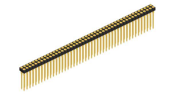Fischer Elektronik Buchsenleiste (Präzision) Anzahl Reihen: 2 10041688 10St.