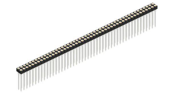 Fischer Elektronik Buchsenleiste (Präzision) Anzahl Reihen: 2 10041693 10St.