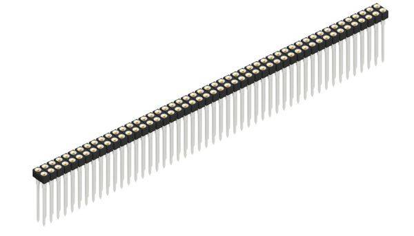 Fischer Elektronik Buchsenleiste (Präzision) Anzahl Reihen: 2 10041697 10St.