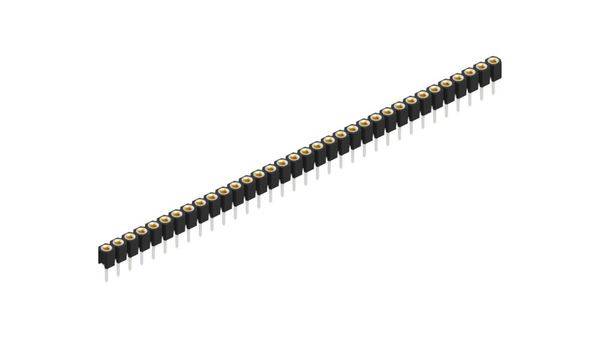 Fischer Elektronik Buchsenleiste (Präzision) Anzahl Reihen: 1 10041832 10St.