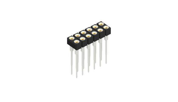 Fischer Elektronik Buchsenleiste (Präzision) Anzahl Reihen: 2 10042046 10St.