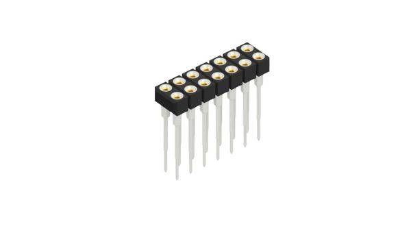 Fischer Elektronik Buchsenleiste (Präzision) Anzahl Reihen: 2 10042050 10St.