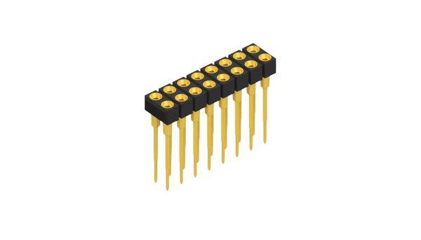 Fischer Elektronik Buchsenleiste (Präzision) Anzahl Reihen: 2 10042052 10St.