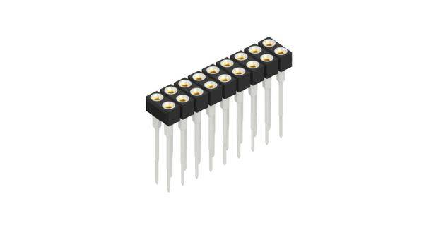 Fischer Elektronik Buchsenleiste (Präzision) Anzahl Reihen: 2 10042058 10St.