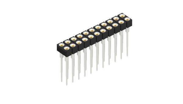 Fischer Elektronik Buchsenleiste (Präzision) Anzahl Reihen: 2 10042066 10St.