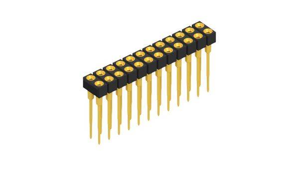 Fischer Elektronik Buchsenleiste (Präzision) Anzahl Reihen: 2 10042068 10St.