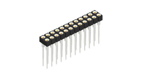 Fischer Elektronik Buchsenleiste (Präzision) Anzahl Reihen: 2 10042070 10St.