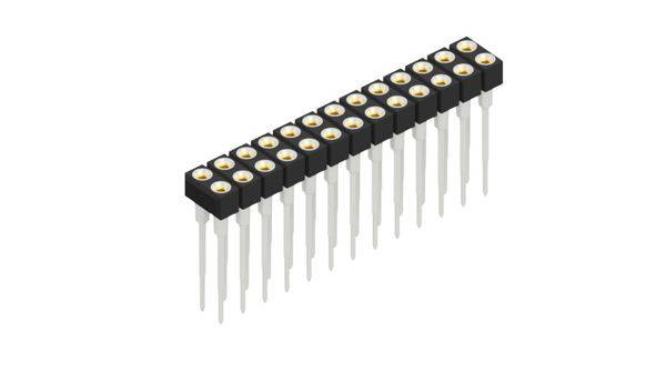 Fischer Elektronik Buchsenleiste (Präzision) Anzahl Reihen: 2 10042074 10St.
