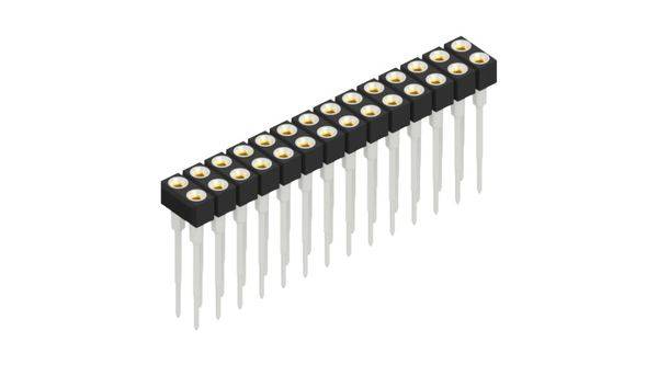 Fischer Elektronik Buchsenleiste (Präzision) Anzahl Reihen: 2 10042078 10St.