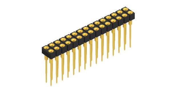 Fischer Elektronik Buchsenleiste (Präzision) Anzahl Reihen: 2 10042080 10St.