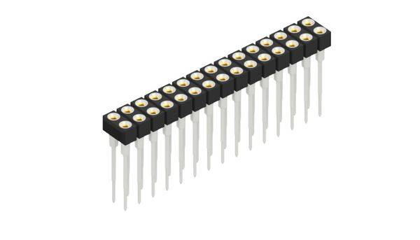 Fischer Elektronik Buchsenleiste (Präzision) Anzahl Reihen: 2 10042082 10St.