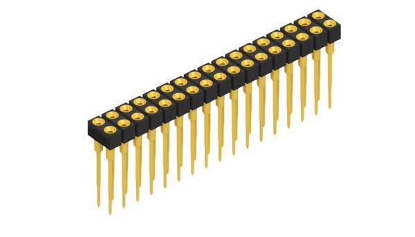 Fischer Elektronik Buchsenleiste (Präzision) Anzahl Reihen: 2 10042087 10St.
