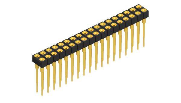 Fischer Elektronik Buchsenleiste (Präzision) Anzahl Reihen: 2 10042091 10St.