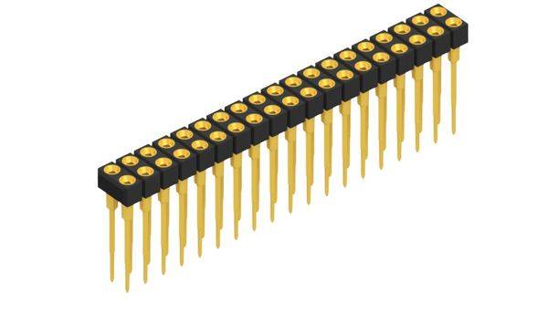 Fischer Elektronik Buchsenleiste (Präzision) Anzahl Reihen: 2 10042095 10St.