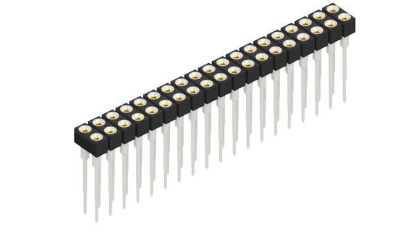 Fischer Elektronik Buchsenleiste (Präzision) Anzahl Reihen: 2 10042097 10St.