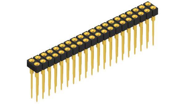 Fischer Elektronik Buchsenleiste (Präzision) Anzahl Reihen: 2 10042099 10St.