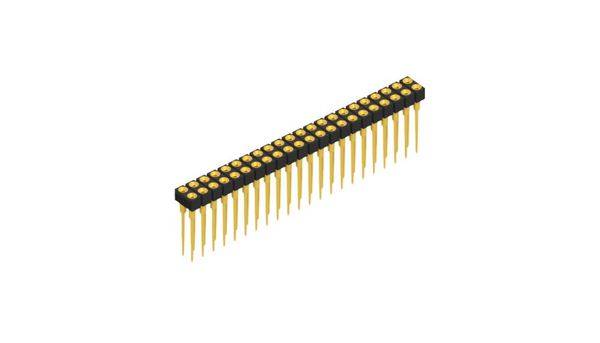 Fischer Elektronik Buchsenleiste (Präzision) Anzahl Reihen: 2 10042107 10St.