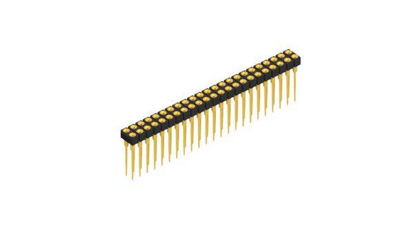Fischer Elektronik Buchsenleiste (Präzision) Anzahl Reihen: 2 10042111 10St.