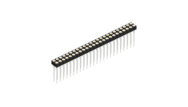 Fischer Elektronik Buchsenleiste (Präzision) Anzahl Reihen: 2 10042117 10St.