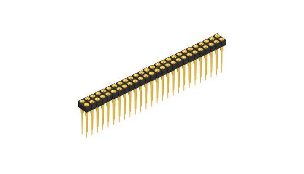Fischer Elektronik Buchsenleiste (Präzision) Anzahl Reihen: 2 10042123 10St.