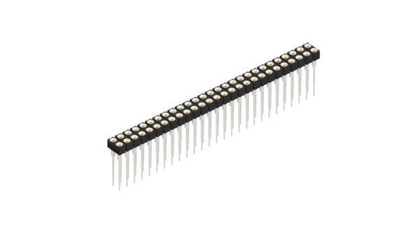 Fischer Elektronik Buchsenleiste (Präzision) Anzahl Reihen: 2 10042129 10St.