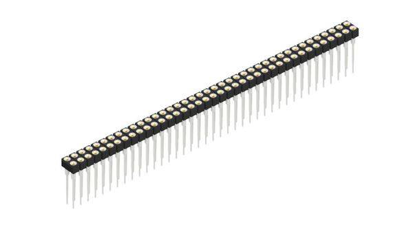 Fischer Elektronik Buchsenleiste (Präzision) Anzahl Reihen: 2 10042177 10St.
