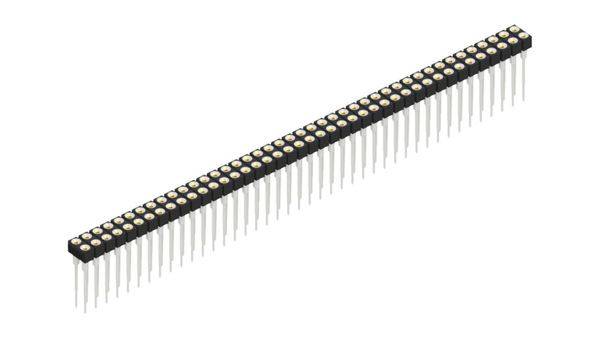 Fischer Elektronik Buchsenleiste (Präzision) Anzahl Reihen: 2 10042189 10St.