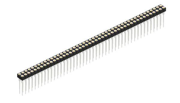 Fischer Elektronik Buchsenleiste (Präzision) Anzahl Reihen: 2 10042201 10St.