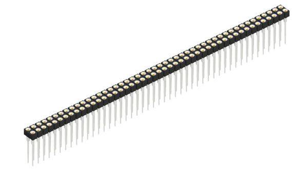 Fischer Elektronik Buchsenleiste (Präzision) Anzahl Reihen: 2 10042209 10St.