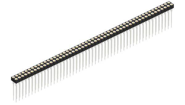 Fischer Elektronik Buchsenleiste (Präzision) Anzahl Reihen: 2 10042039 10St.