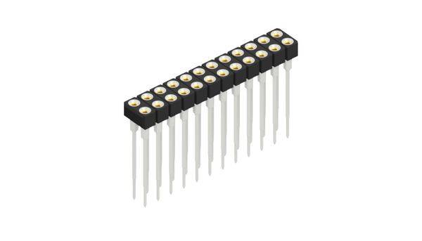 Fischer Elektronik Buchsenleiste (Präzision) Anzahl Reihen: 2 10042071 10St.