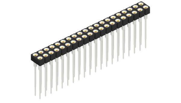 Fischer Elektronik Buchsenleiste (Präzision) Anzahl Reihen: 2 10042102 10St.