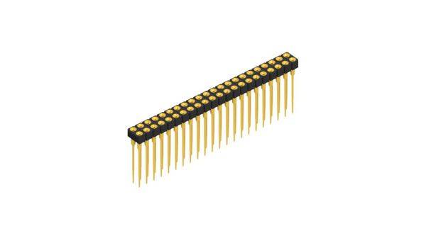 Fischer Elektronik Buchsenleiste (Präzision) Anzahl Reihen: 2 10042108 10St.