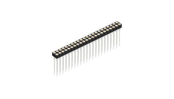 Fischer Elektronik Buchsenleiste (Präzision) Anzahl Reihen: 2 10042110 10St.