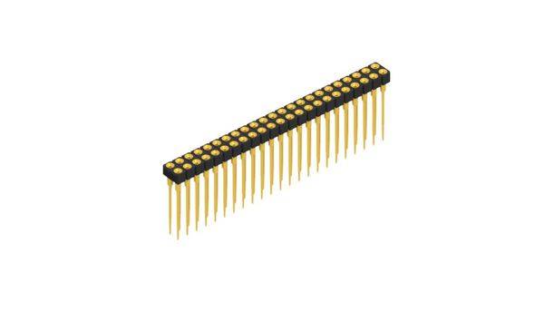 Fischer Elektronik Buchsenleiste (Präzision) Anzahl Reihen: 2 10042112 10St.