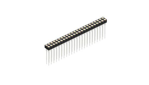 Fischer Elektronik Buchsenleiste (Präzision) Anzahl Reihen: 2 10042114 10St.
